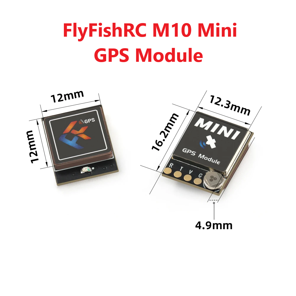 FlyFishRC M10 Mini GPS Module  - đánh giá và giá Drone Kit Long Range