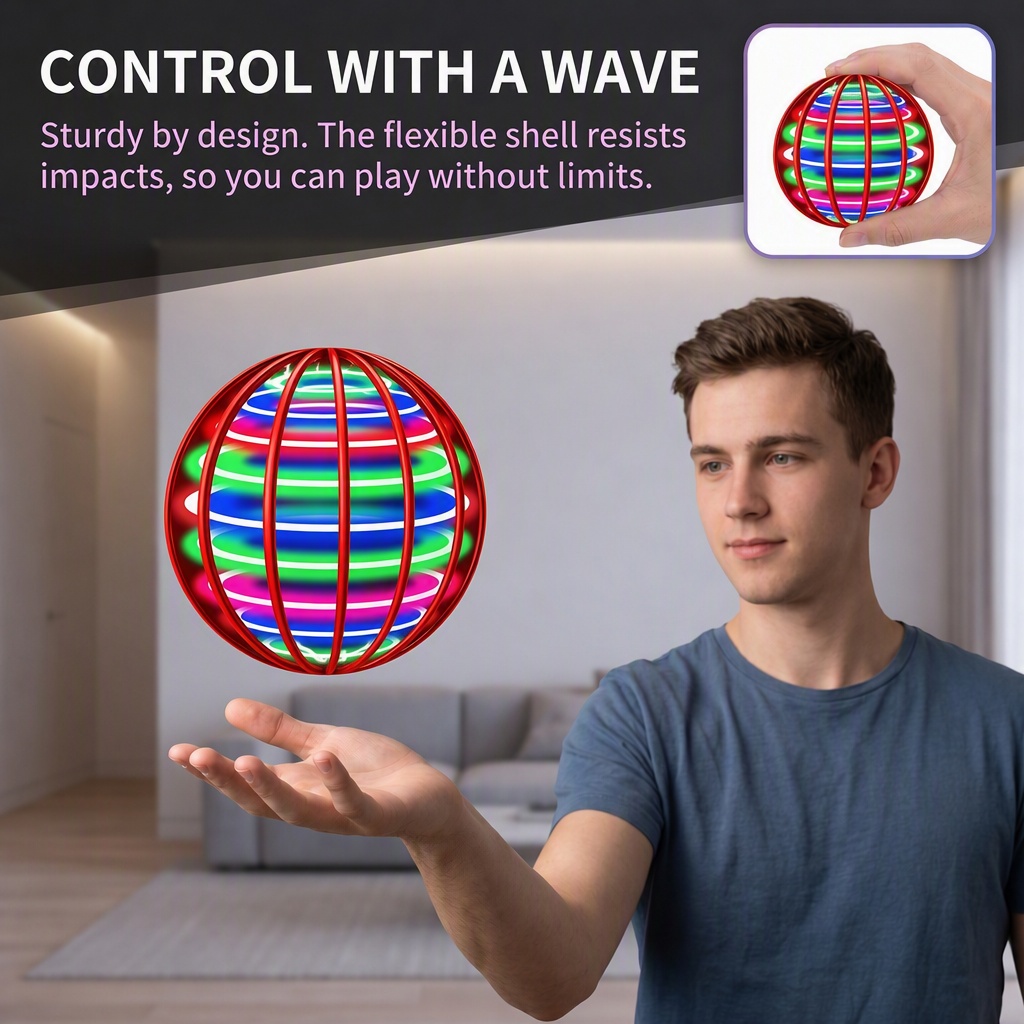 Magic Hand Control Flying Ball - đánh giá và giá Drone Kit Tricopter